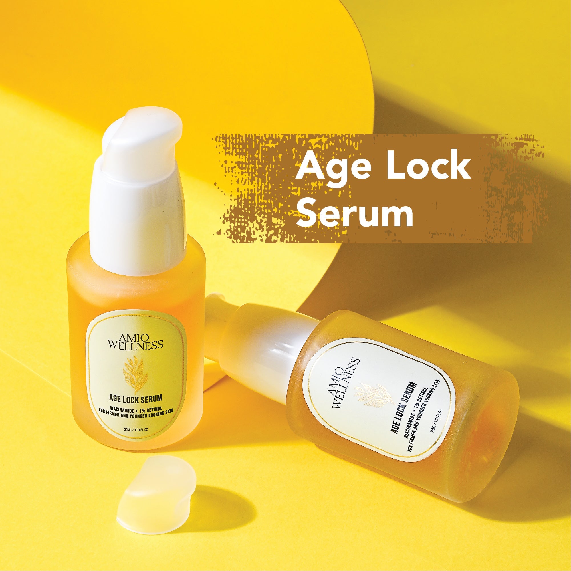 Youthful skin combo | Age lock serum 30ml | Rice water foaming facewash with salicylic acid 60ml | Pack of 2